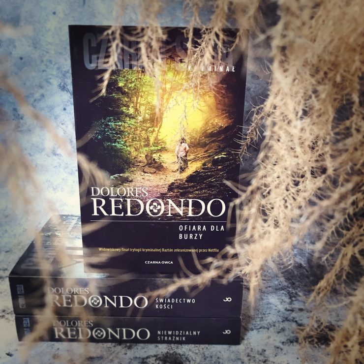 Ofiara dla burzy, Dolores Redondo, Wydawnictwo Czarna Owca, fot. Lady Pasja